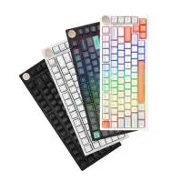 Геймърска механична клавиатура VGN N75 PRO Jelly Orange - Azure Switches, RGB