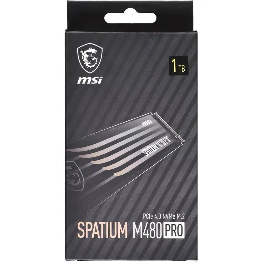 Диск SSD MSI SPATIUM M480 PRO 1TB M.2 2280 NVMe PCIe Gen4x4 - S78-440L1G0-P83
