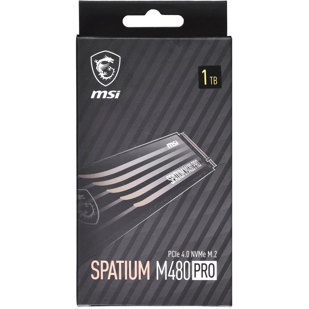Диск SSD MSI SPATIUM M480 PRO 1TB M.2 2280 NVMe PCIe Gen4x4 - S78-440L1G0-P83
