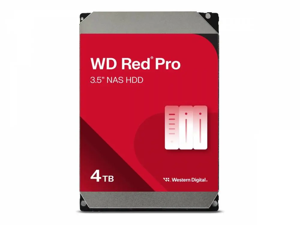 Твърд диск WD Red Pro 4TB 6Gb/s SATA HDD 3.5" - WD4005FFBX