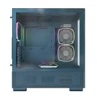 Кутия Montech SKY TWO Mid-tower Case TG ARGB Fans Morocco Blue