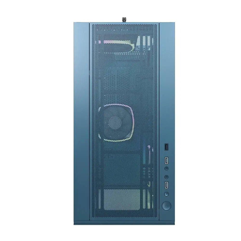 Кутия Montech SKY TWO Mid-tower Case TG ARGB Fans Morocco Blue
