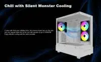 Кутия Montech XR (B) Case ATX  3 x 120 mm ARGB Fans, USB-C, Black