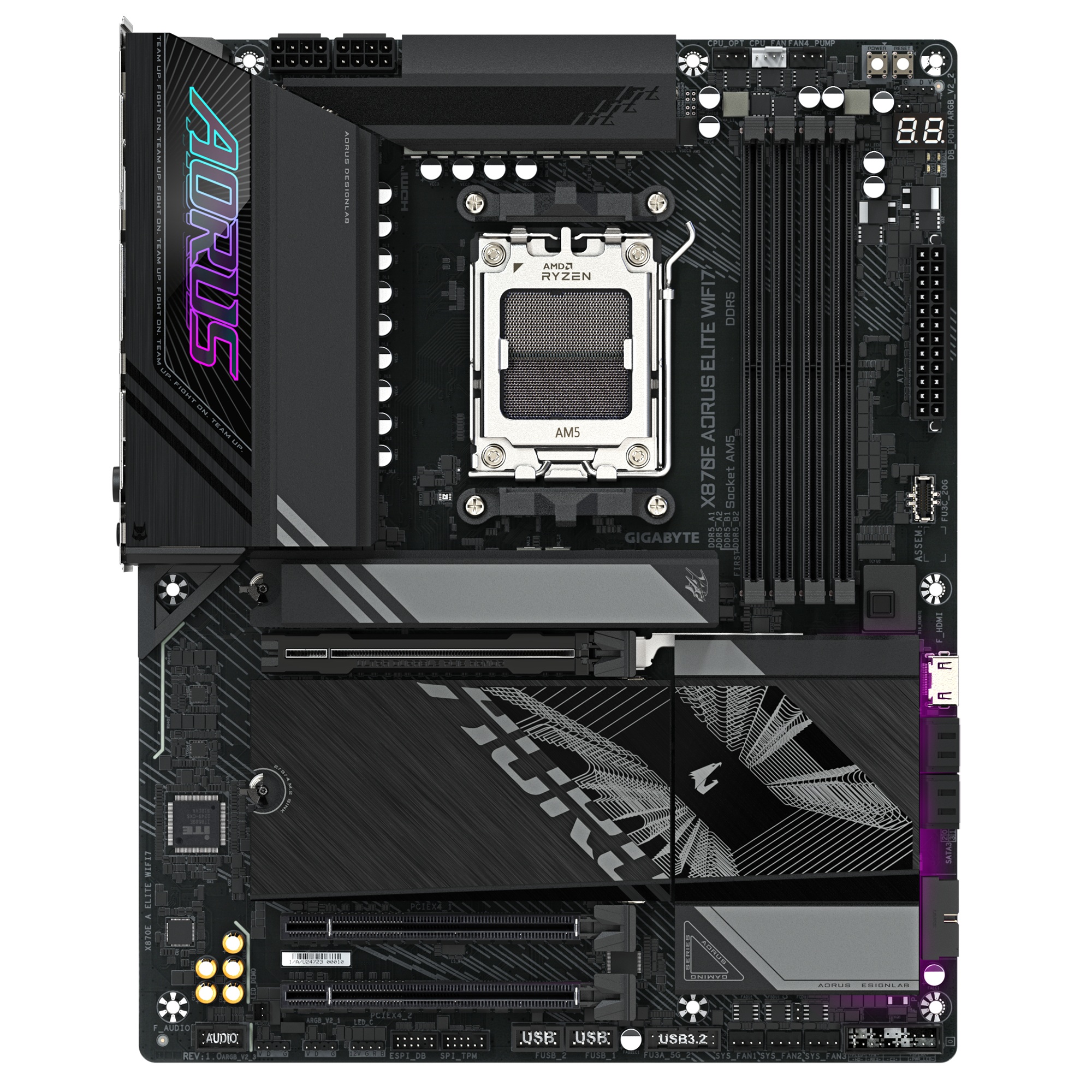 Дънна платка Gigabyte X870E AORUS ELITE WIFI7