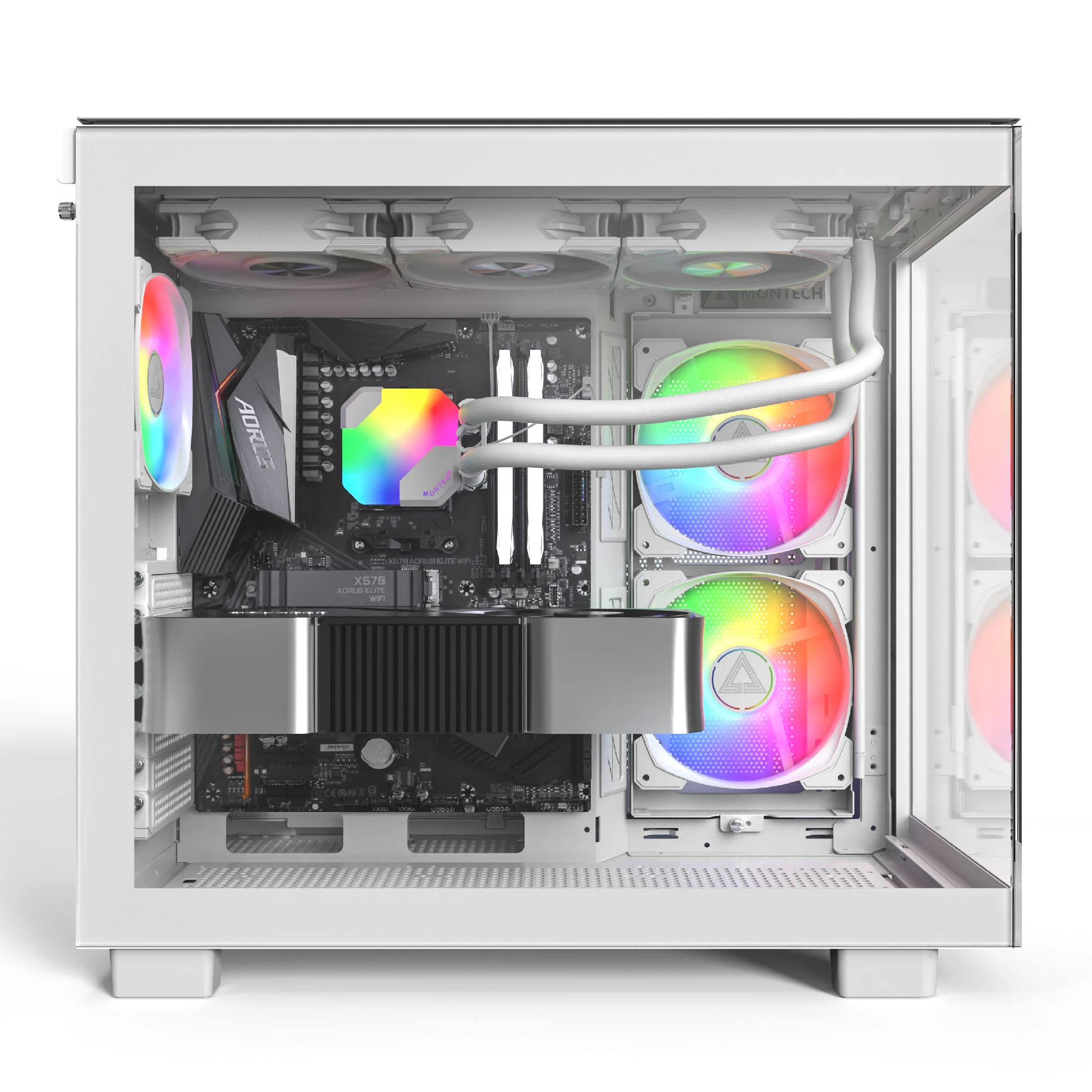 Boîtier Montech KING 65 Pro Mid-tower Case ARGB Blanc