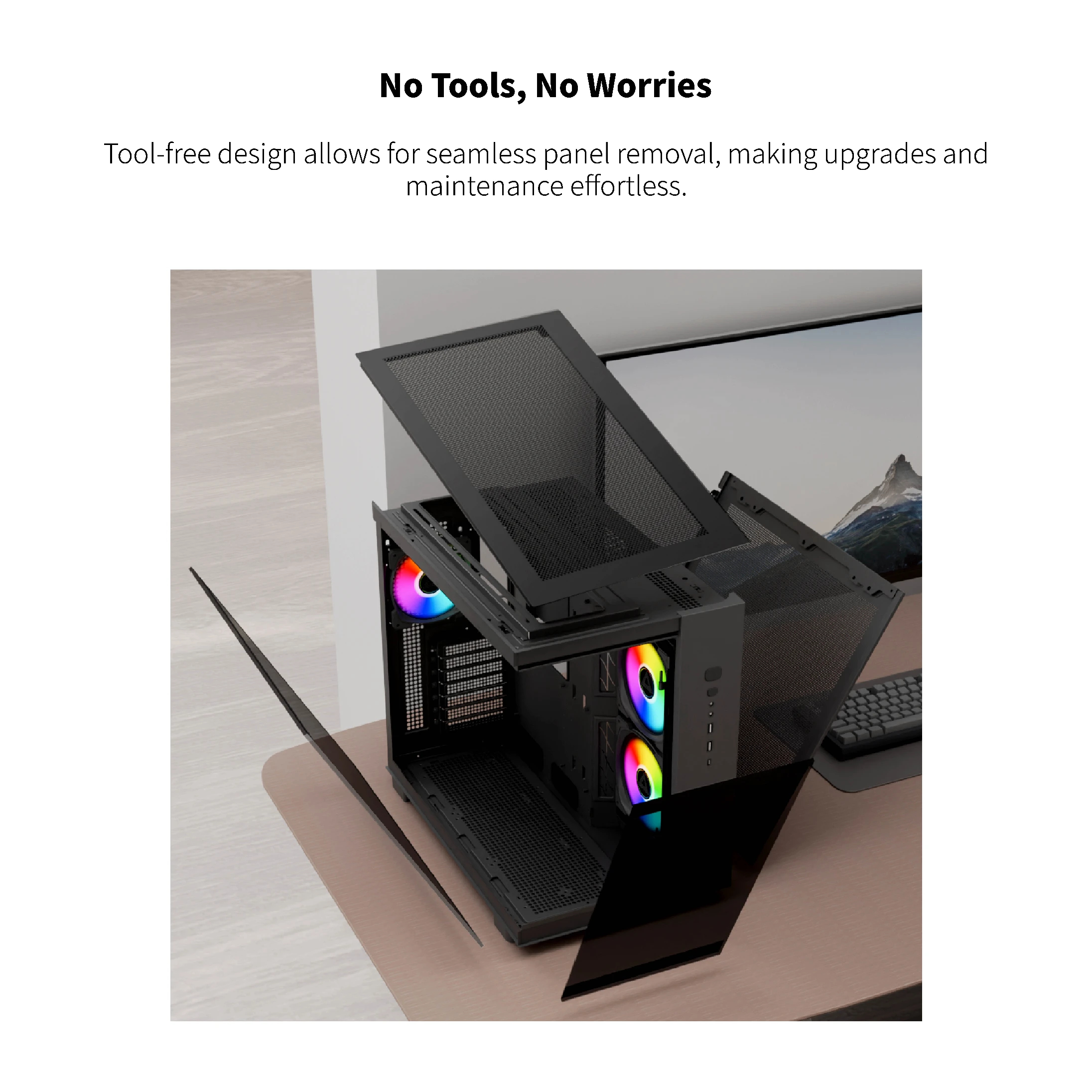 Корпус Montech KING 65 Pro Mid-tower Case ARGB Black