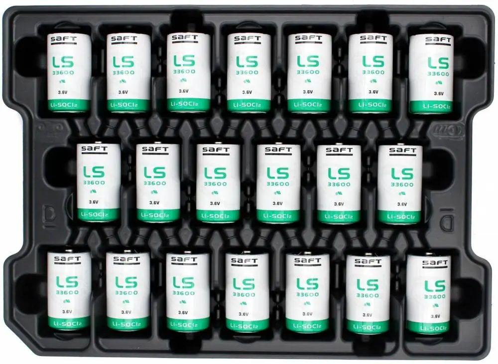 Литиево тионил хлоридна батерия SAFT LSH20, LS33600 3,6V R20 17Ah STD /с пъпка/