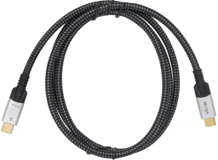 VCom кабел USB4.0 USB-C/USB-C 40Gbps, 240W - CU560-1.2m