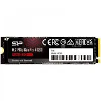 Диск SSD Silicon Power UD90 4TB M.2 2280 NVMe PCIe Gen4x4 - SP04KGBP44UD9005