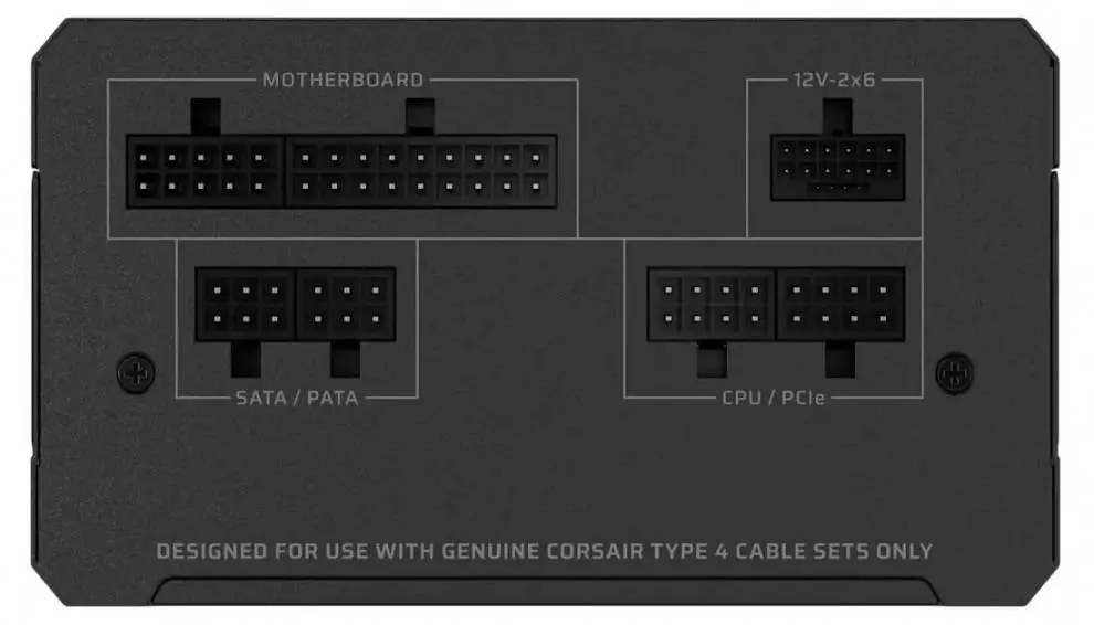 Fuente Corsair RMe RM650e 2025 (650W) 80 Plus Gold ATX 3.1, PCI 5.1 PSU totalmente modular - CP-9020302-EU