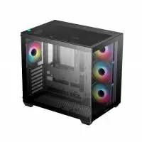 Кутия DeepCool CG530 4F Mid-Tower Show Case 4 x ARGB Fans