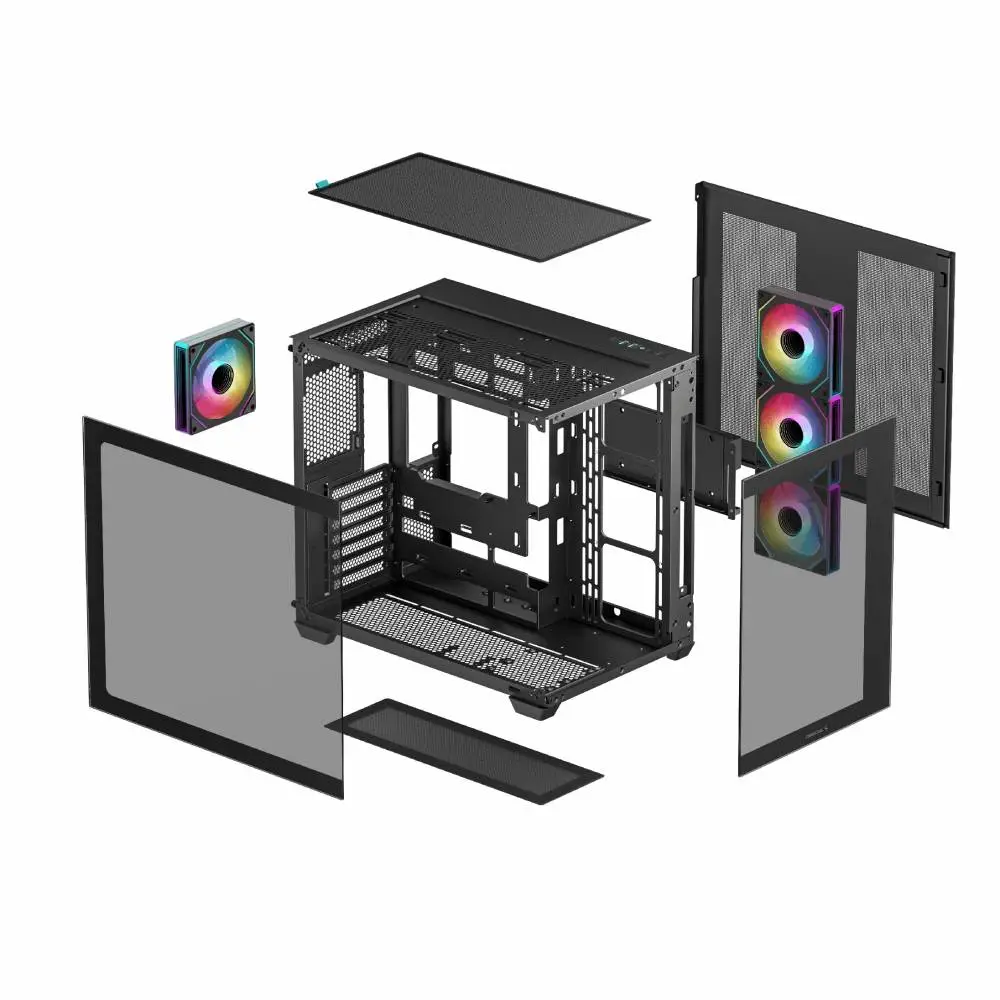 Корпус DeepCool CG530 4F Mid-Tower Show Case 4 x ARGB Fans