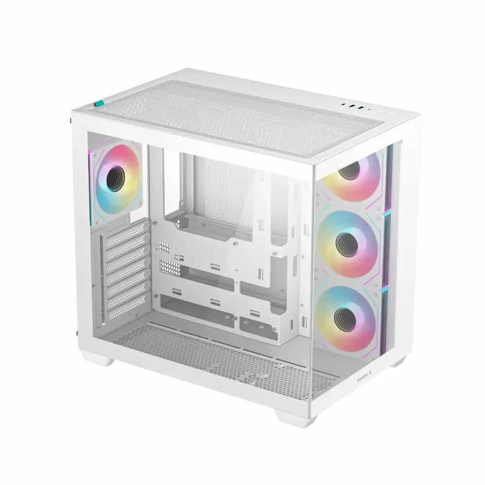 Boîtier DeepCool CG530 4F White Mid-Tower Show Case 4 x ARGB Fans