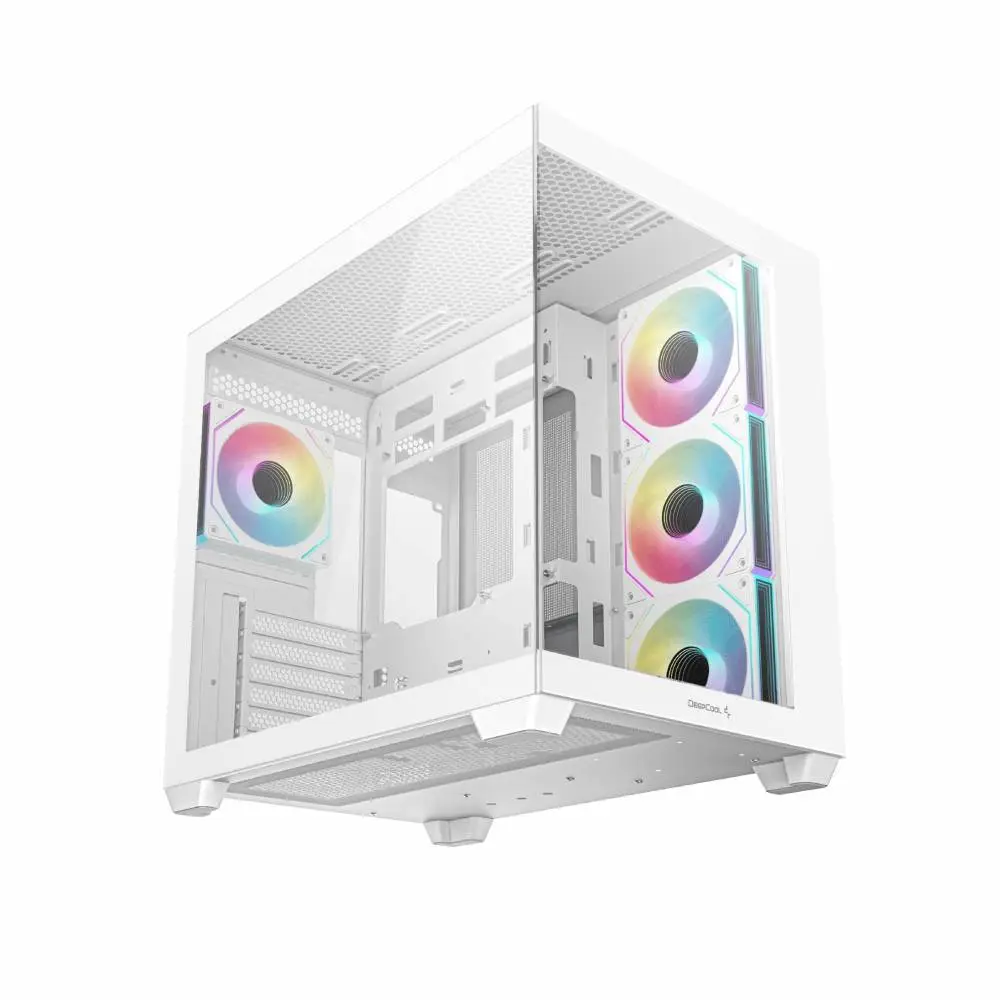 Boîtier DeepCool CG530 4F White Mid-Tower Show Case 4 x ARGB Fans