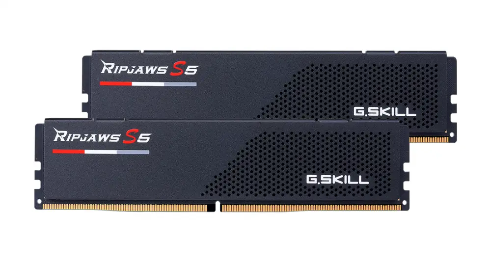 Памет G.SKILL Ripjaws S5 Black 64GB (2x32GB) DDR5 6000MHz CL28 XMP - F5-6000J2836-RS5K