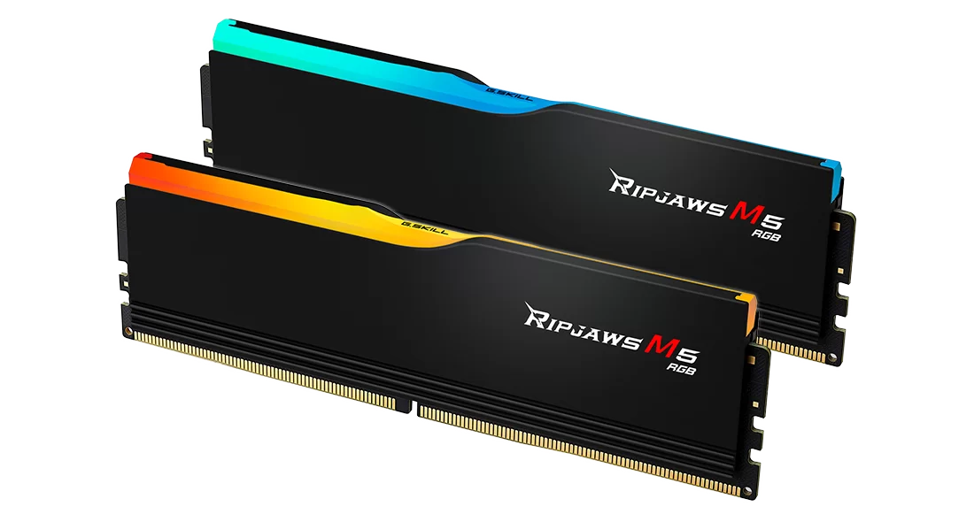 Памет G.SKILL Ripjaws M5 RGB Black 64GB (2x32GB) DDR5 6000 CL28 XMP - F5-6000J2836-RM5RK