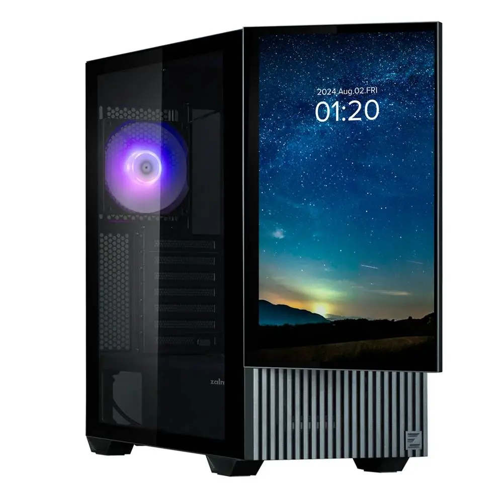 Кутия Zalman Z10 DS - 15.6 inch Full HD Display Case ATX