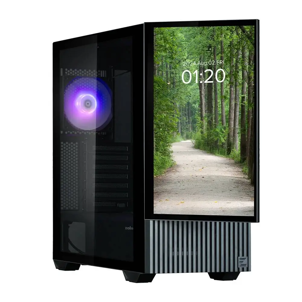Кутия Zalman Z10 DS - 15.6 inch Full HD Display Case ATX