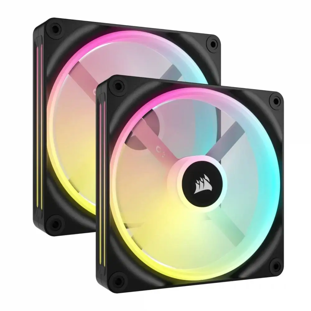 Вентилатори Corsair iCUE LINK QX140 RGB 140mm PWM Dual Fan Kit - CO-9051004-WW