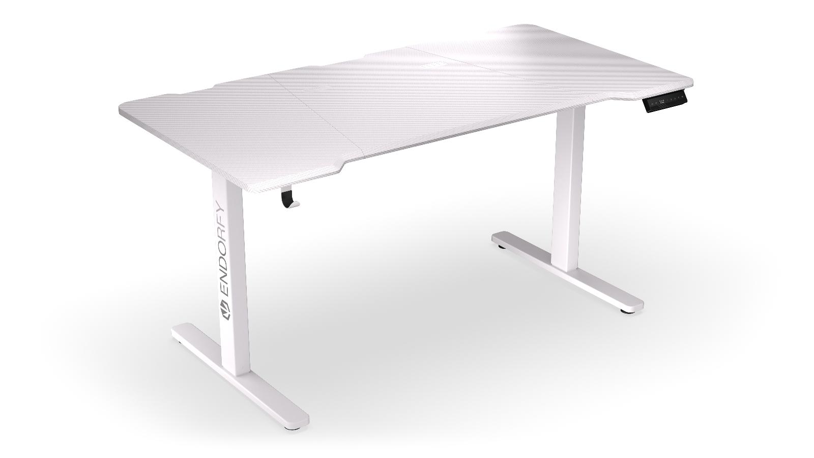 Геймърско бюро ENDORFY - Atlas L Electric - Onyx White