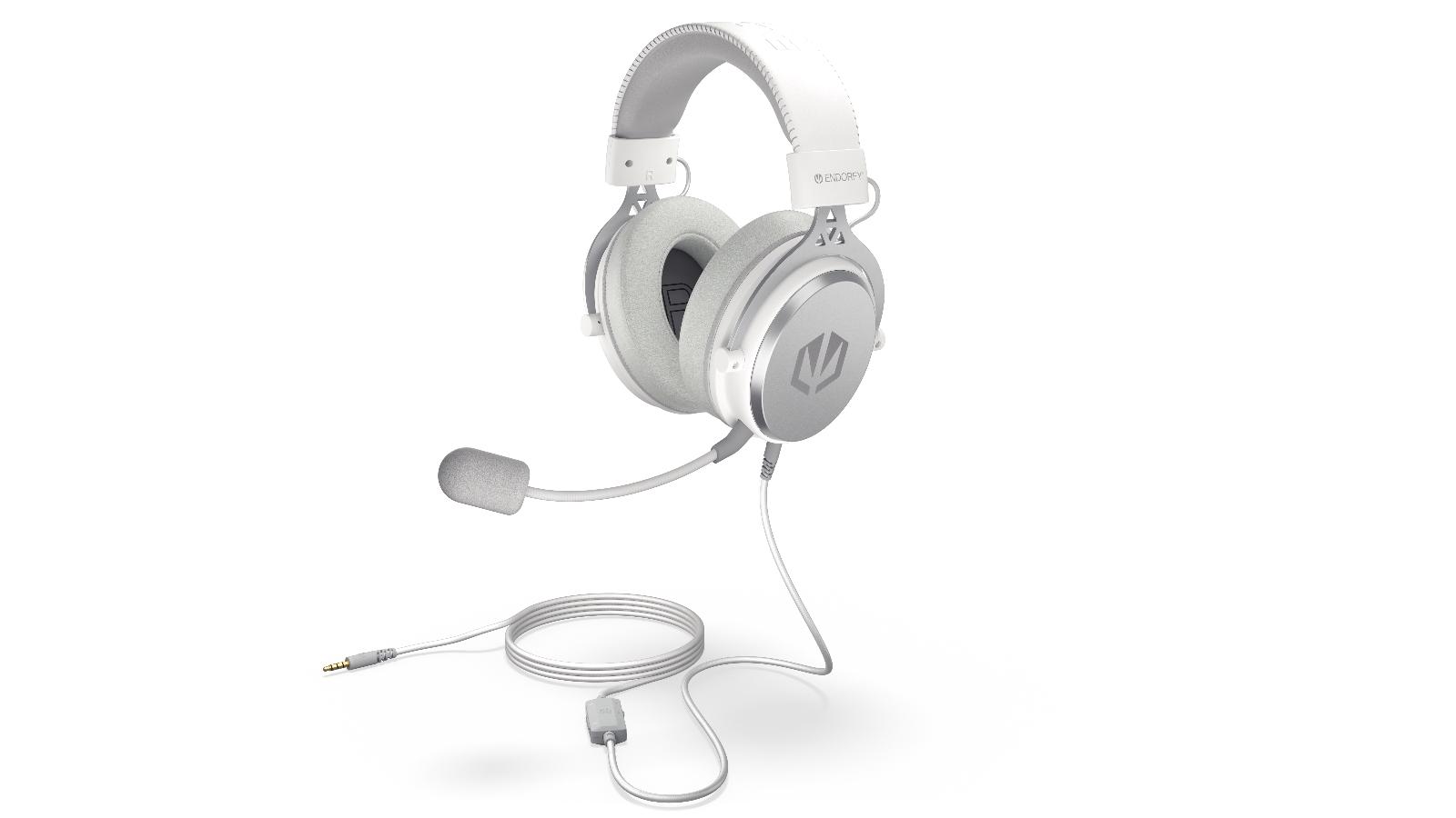 Геймърски слушалки ENDORFY Viro - Onyx White