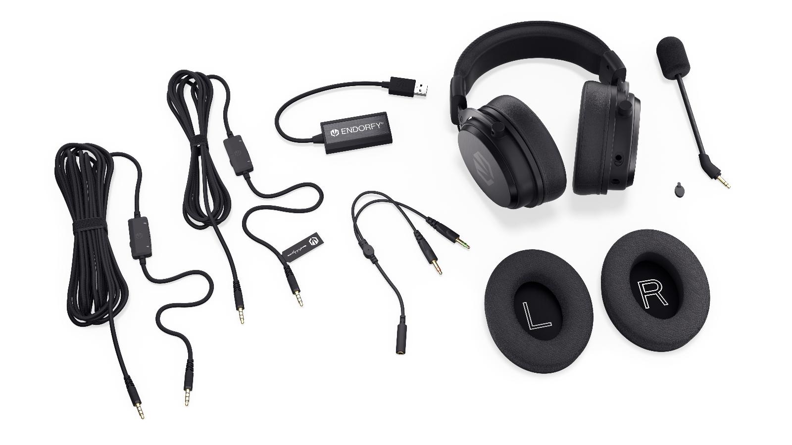 Геймърски слушалки ENDORFY Viro Plus 7.1 USB - Black