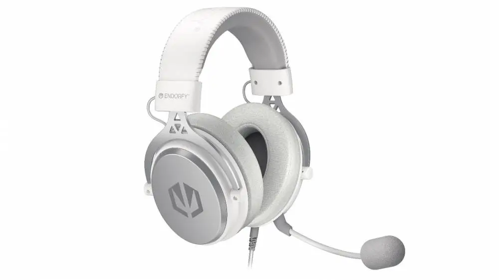 Геймърски слушалки ENDORFY Viro Plus 7.1 USB - Onyx White