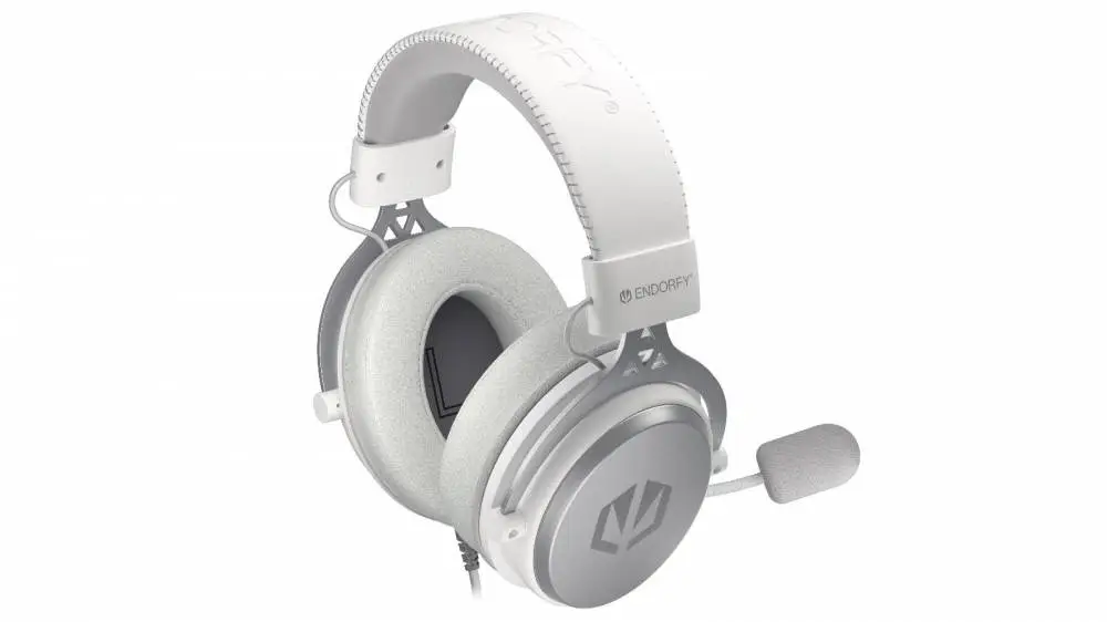 Геймърски слушалки ENDORFY Viro Plus 7.1 USB - Onyx White