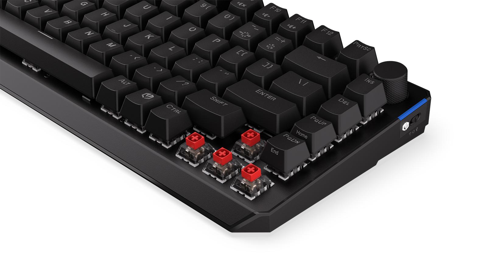 Геймърскa безжична механична клавиатура ENDORFY Thock 75% - Kailh Red Switch