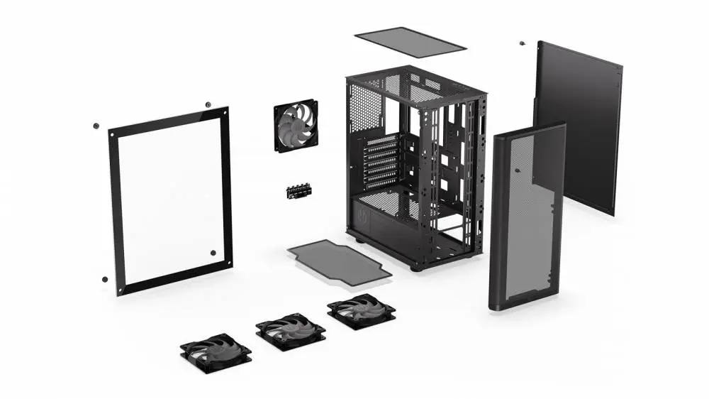 Кутия ENDORFY Ventum 200 ARGB - Middle Tower