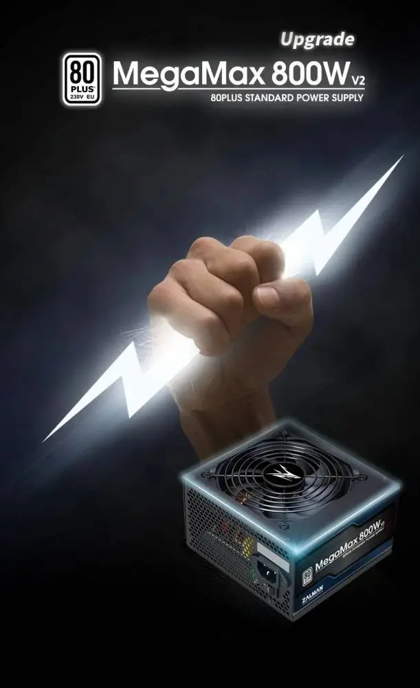 Захранване Zalman MegaMax ZM800-TXII 800W 80 Plus PSU 