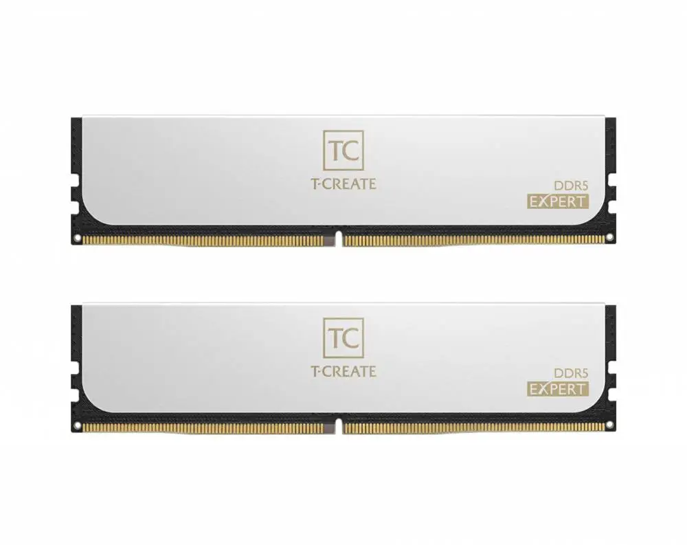 Памет Team Group T-CREATE EXPERT White DDR5 32GB (2x16GB) 6000MHz CL30 EXPO
