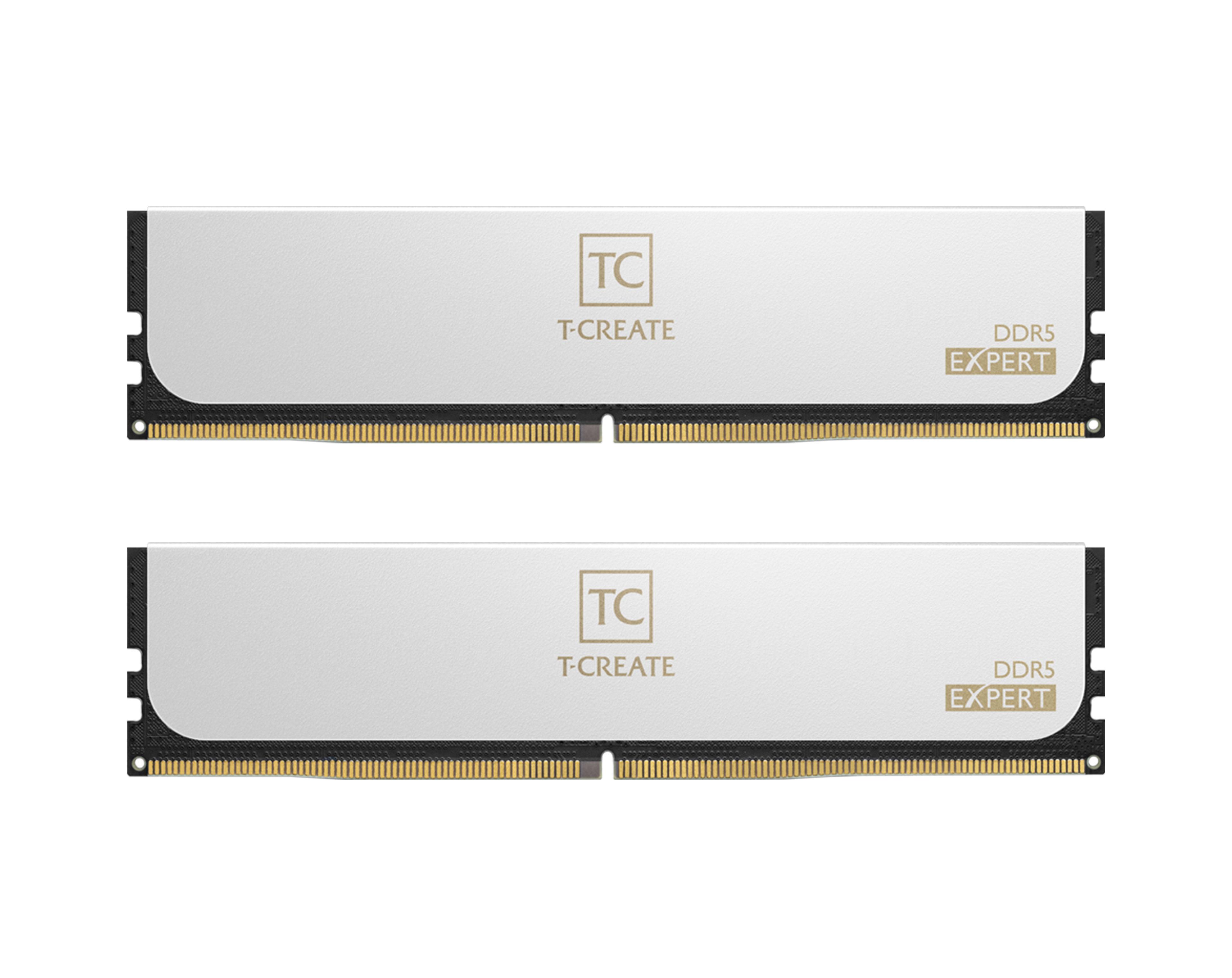 Памет Team Group T-CREATE EXPERT White DDR5 32GB (2x16GB) 6000MHz CL30 EXPO