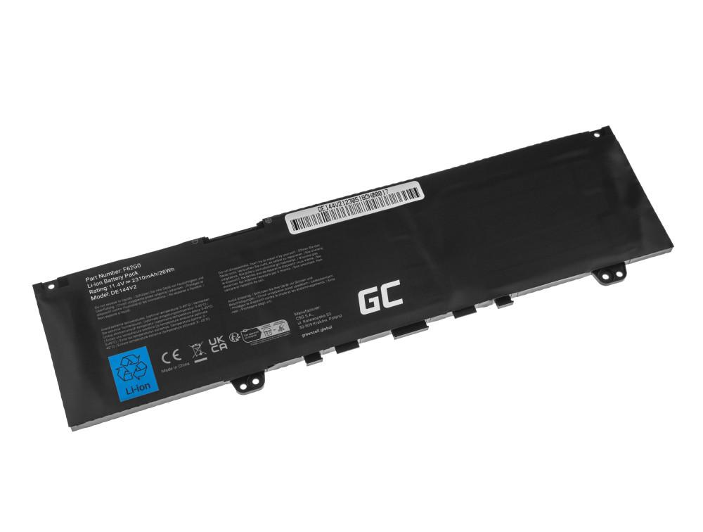 Batterie pour ordinateur portable GREEN CELL, Dell Inspiron 13 5370 7370 7373 7380 7386, Dell Vostro 5370  11.4V 2310mAh
