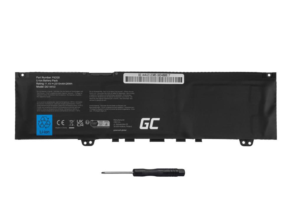 Batterie pour ordinateur portable GREEN CELL, Dell Inspiron 13 5370 7370 7373 7380 7386, Dell Vostro 5370  11.4V 2310mAh