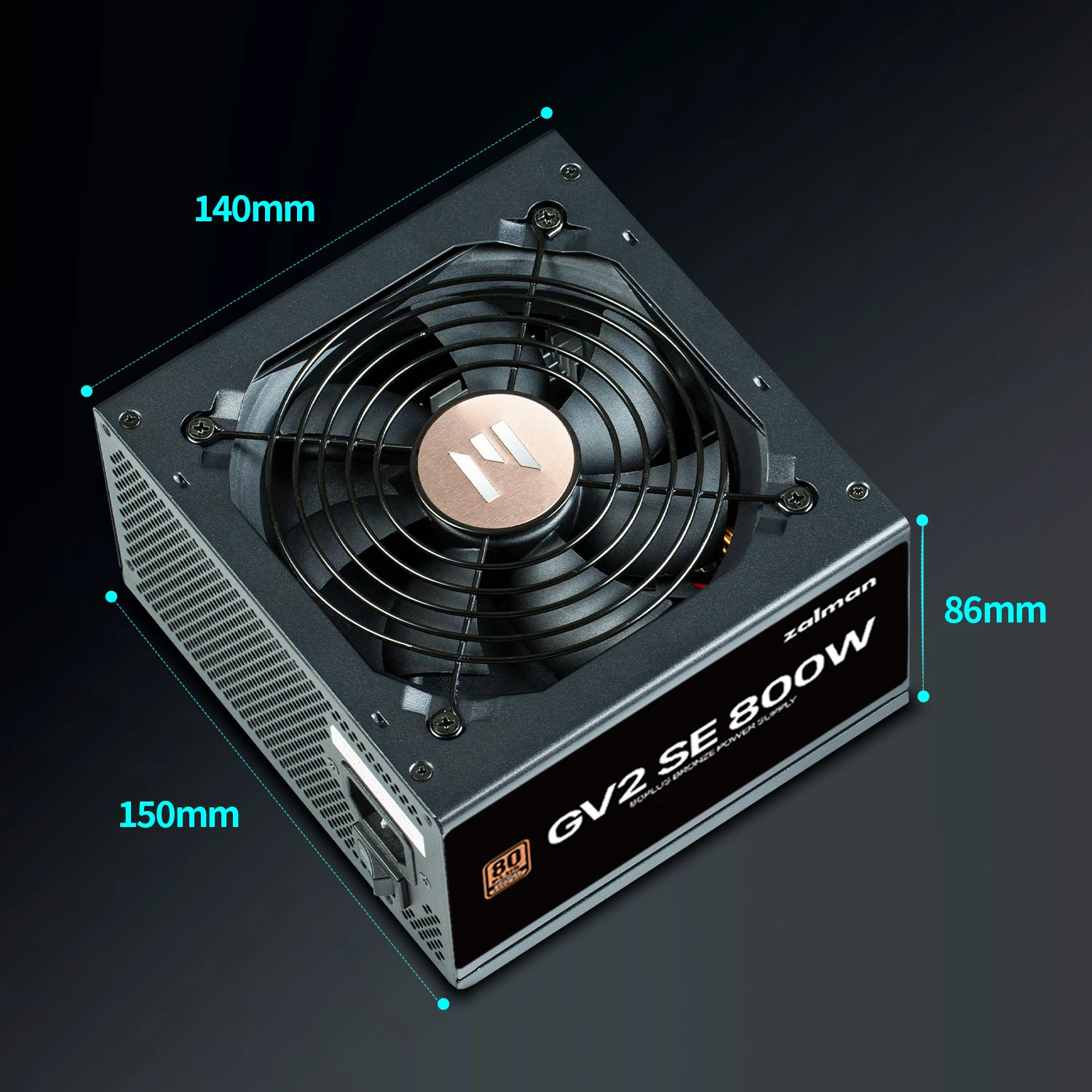 Захранване Zalman ZM800-GV2 SE 800W 80 Plus Bronze PSU