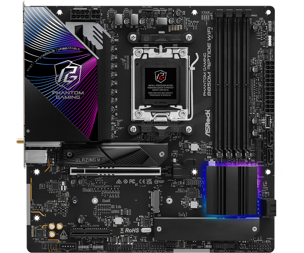 Дънна платка ASRock B850M RIPTIDE WIFI7 AM5