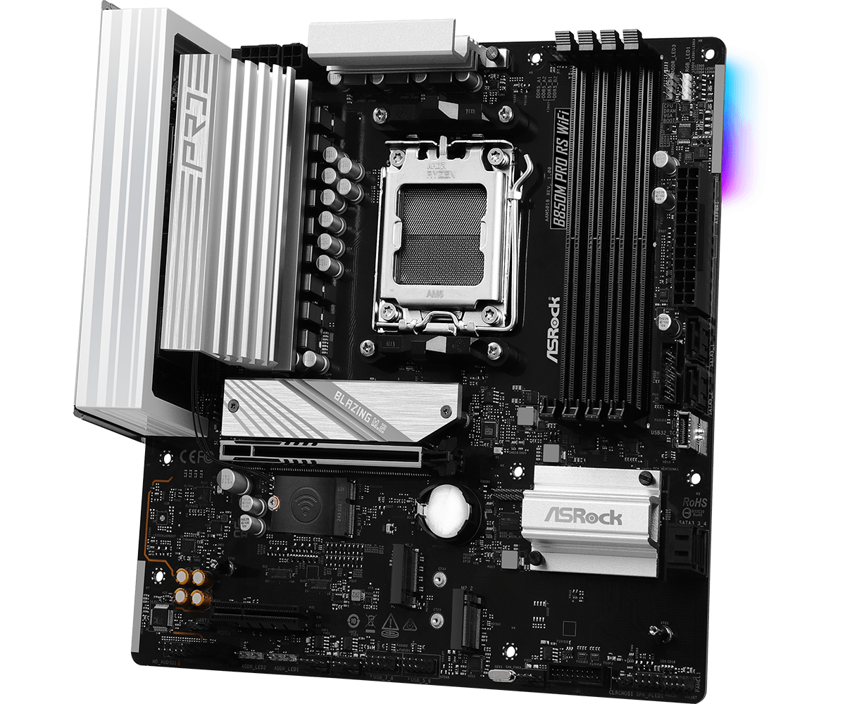 Дънна платка ASRock B850M Pro RS WIFI 6E AM5