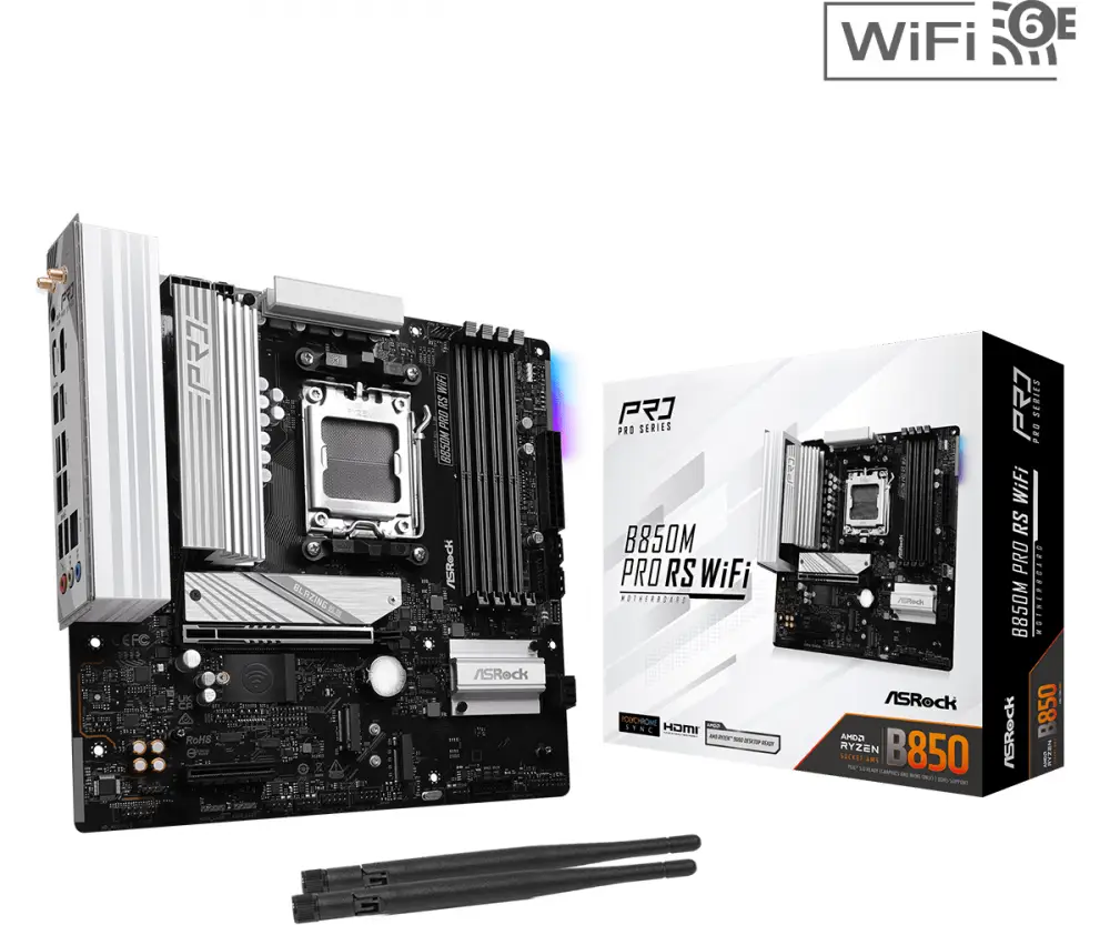Carte mère ASRock B850M Pro RS WIFI 6E AM5