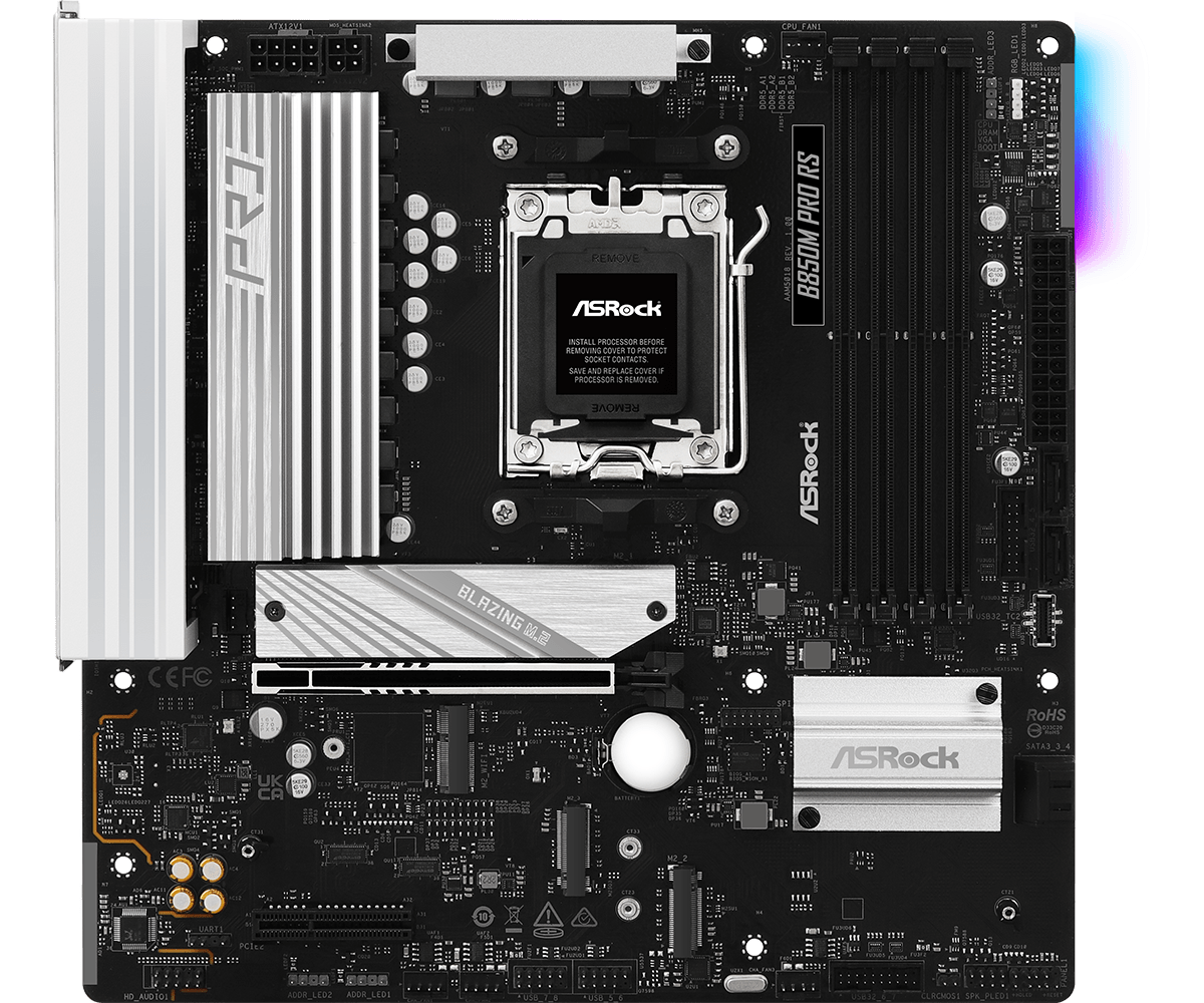 Дънна платка ASRock B850M Pro RS AM5