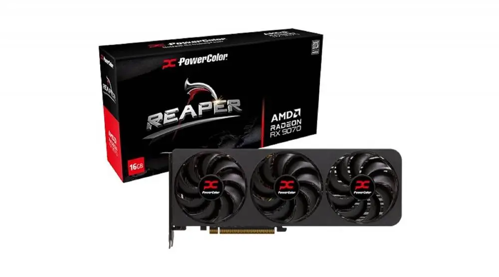 Grafikkarte PowerColor Radeon RX 9070 Reaper 16GB