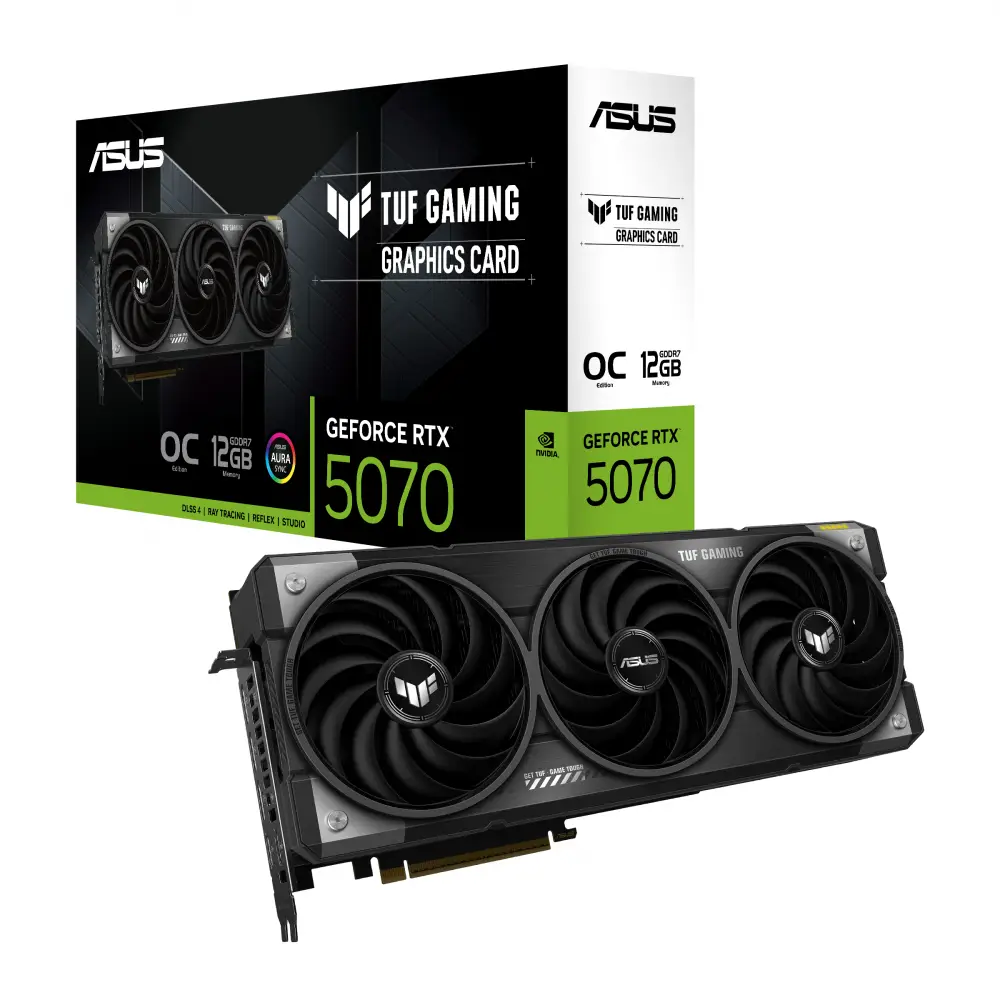 Видео карта ASUS TUF Gaming RTX 5070 OC 12GB GDDR7 - 90YV0LZ0-M0NA00