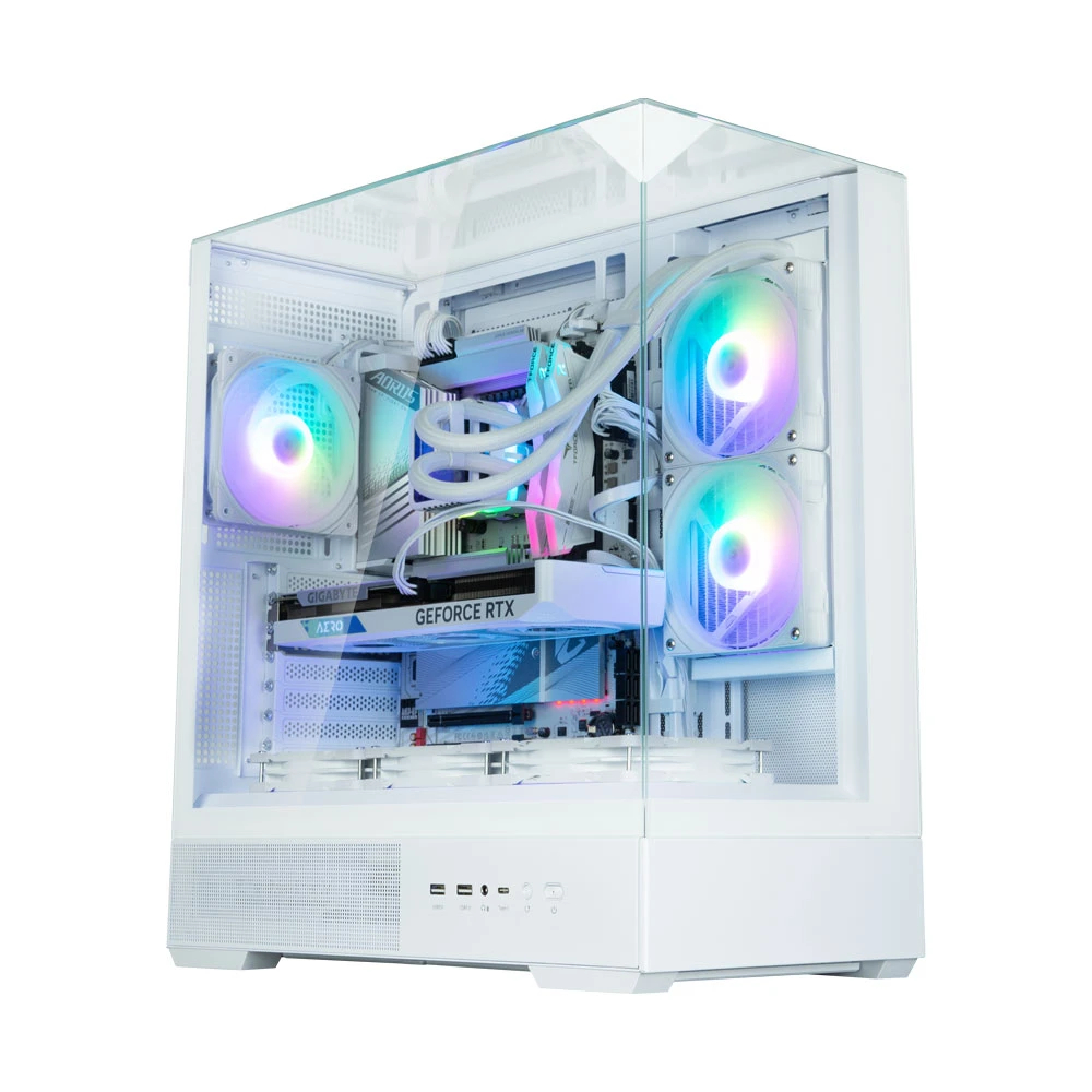 Boîtier Zalman P40 Prism White Case ATX