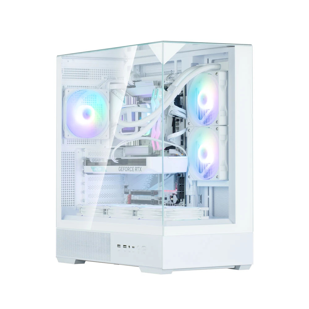 Boîtier Zalman P40 Prism White Case ATX