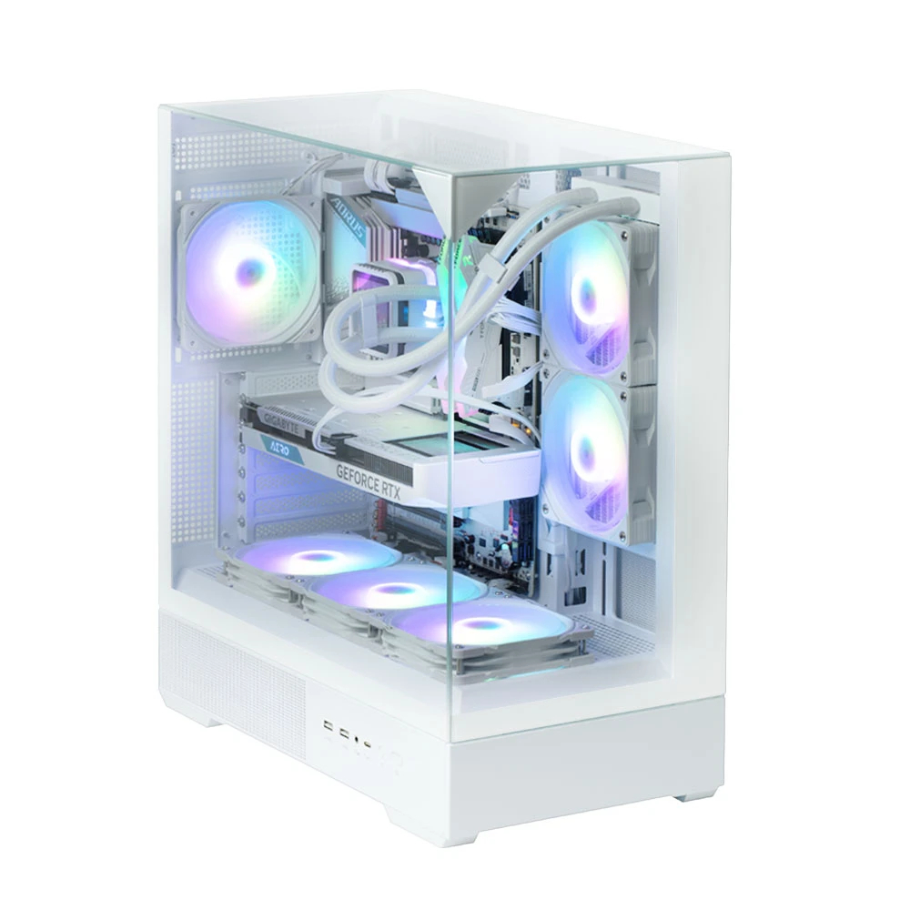 Boîtier Zalman P40 Prism White Case ATX