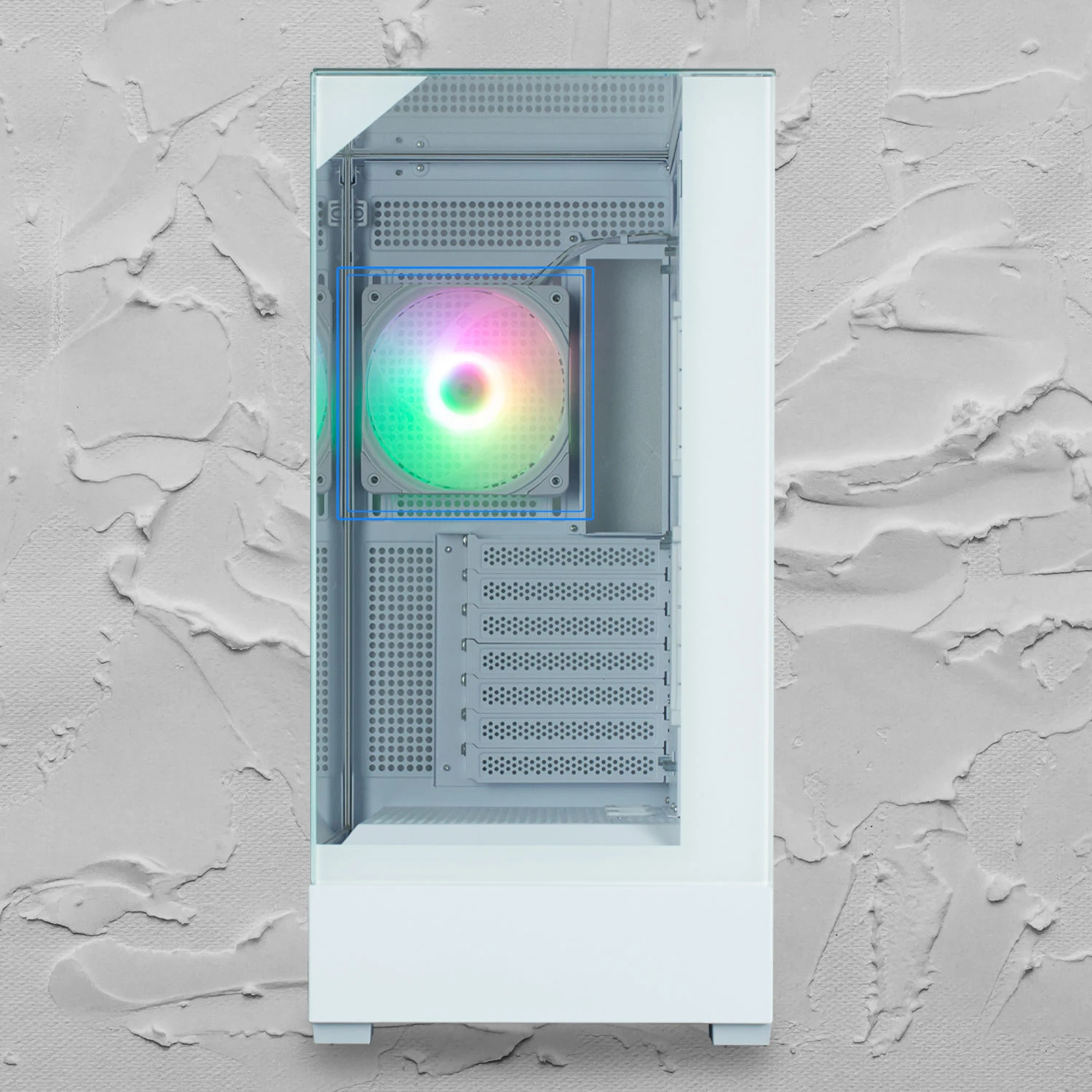 Boîtier Zalman P40 Prism White Case ATX