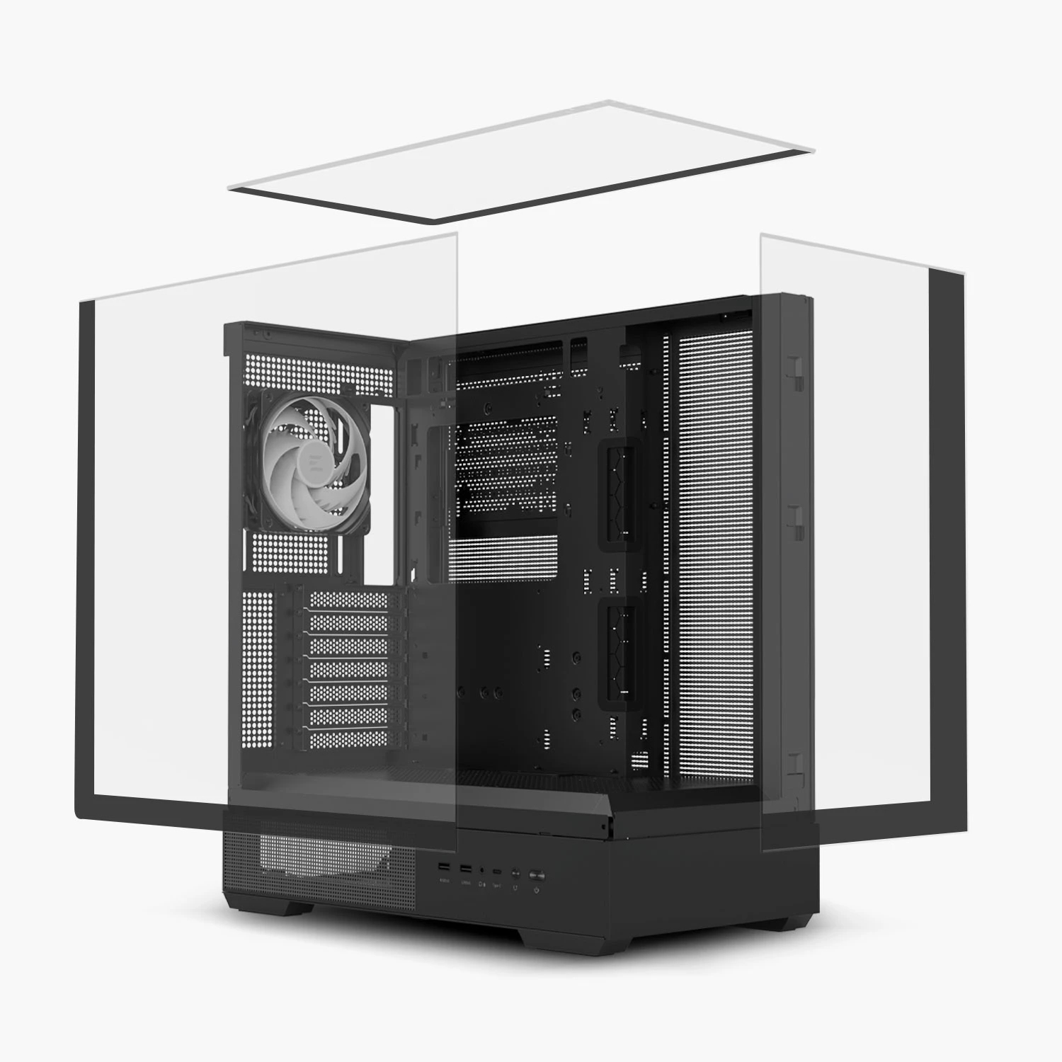 Кутия Zalman P40 Prism Black Case ATX