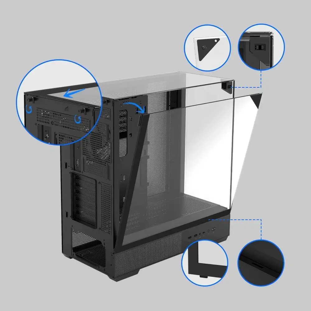 Кутия Zalman P40 Prism Black Case ATX