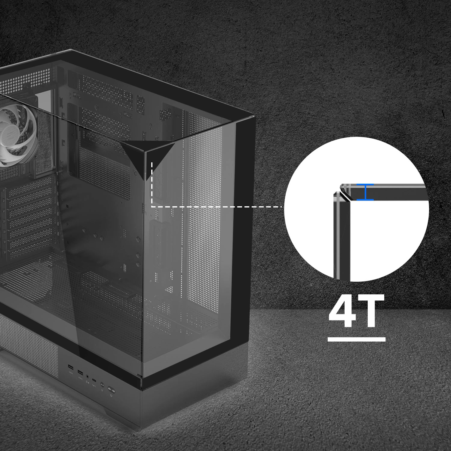 Кутия Zalman P40 Prism Black Case ATX