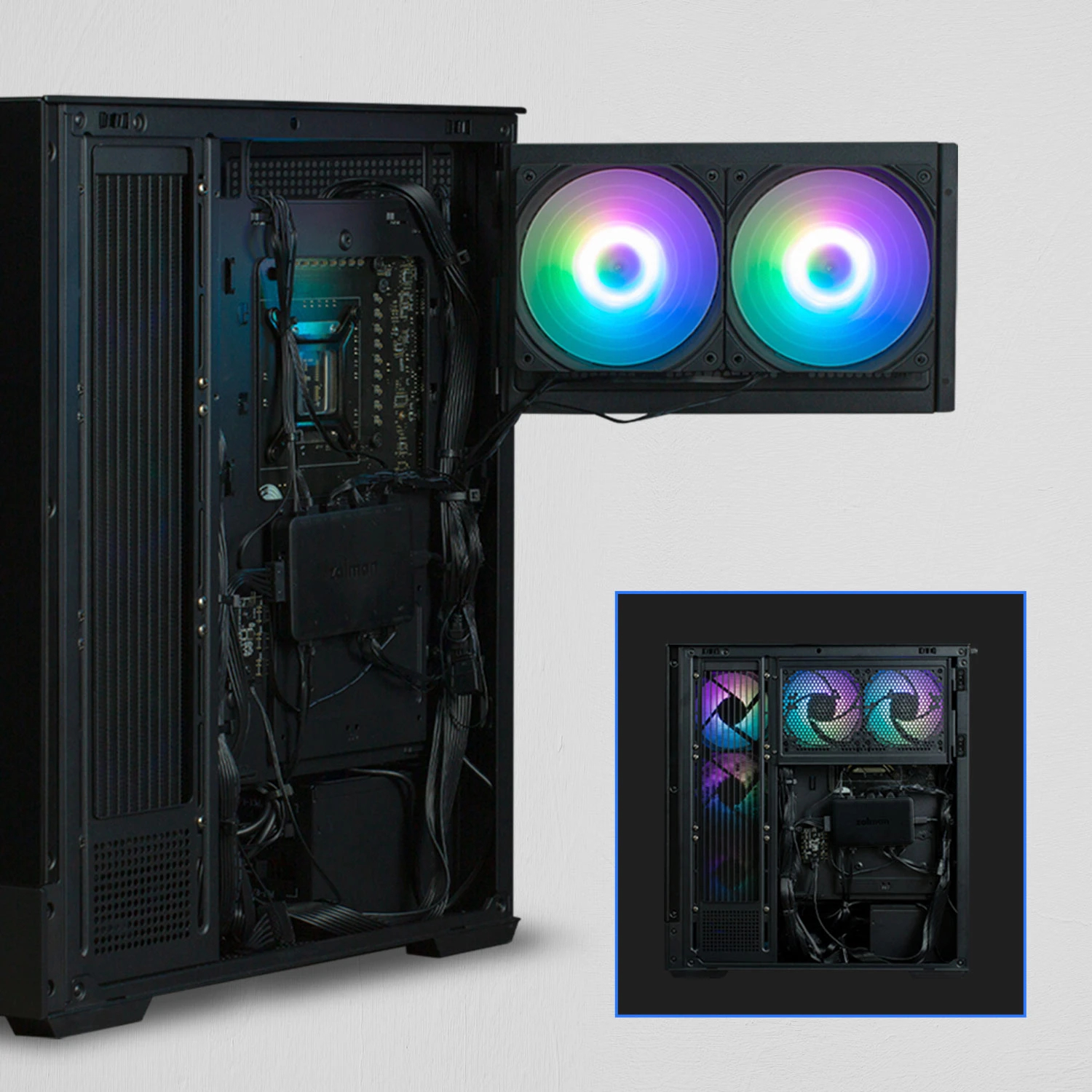 Кутия Zalman P40 Prism Black Case ATX